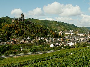 Blick auf die Stadt Cochem